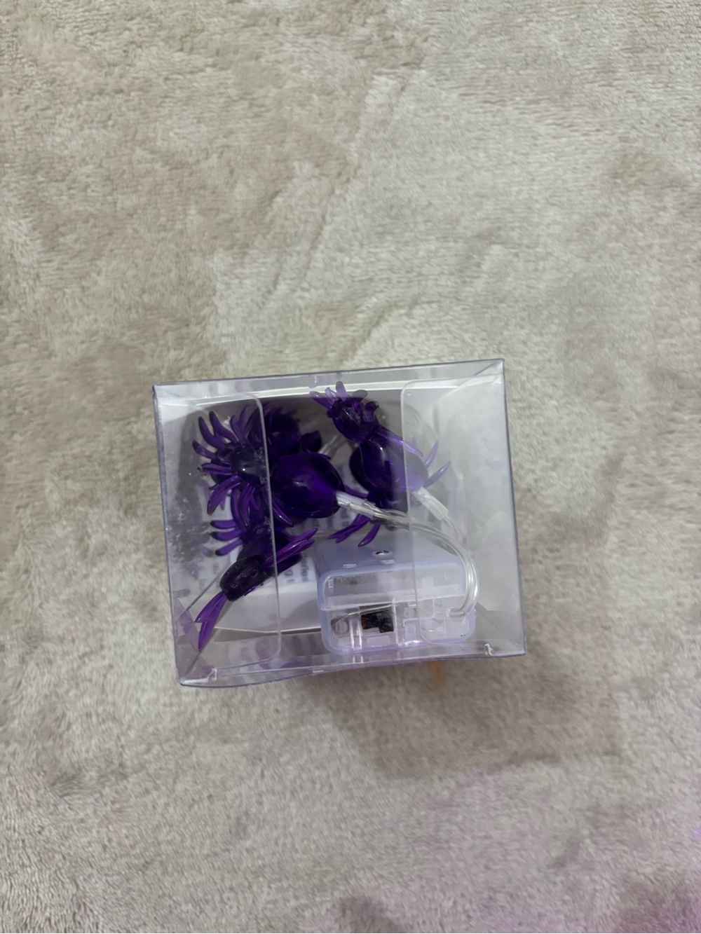 Purple LED Spider String Lights - Picture 2 of 3
